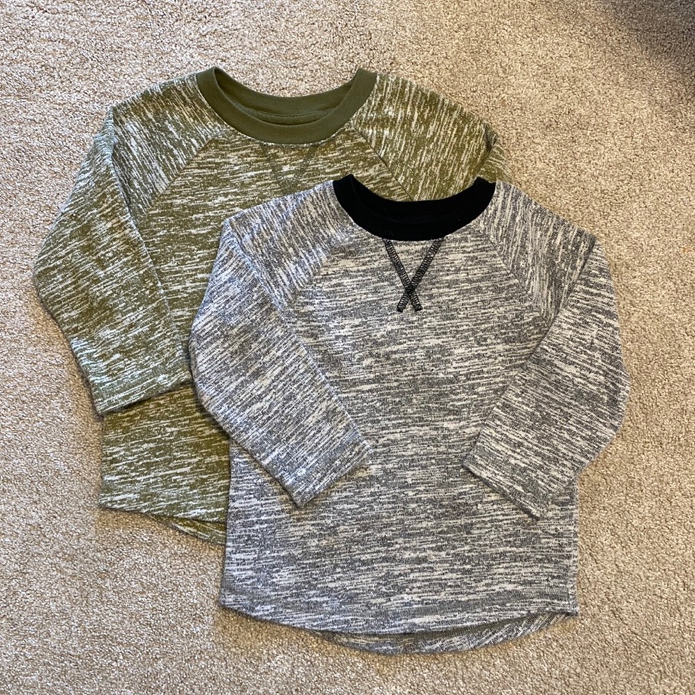 Cat & Jack Marled Long Sleeve Tee Set